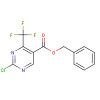175137-29-8 BENZYL 2-CHLORO-4-(TRIFLUOROMETHYL)PYRIMIDINE-5-CARBOXYLATE chemical structure