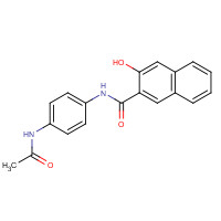 41506-62-1 N-(4-Acetylaminophenyl)-3-hydroxynaphthalene-2-carboxamide chemical structure