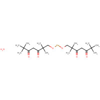 17594-47-7 Barium bis(2,2,6,6-tetramethyl-3,5-heptanedionate) hydrate chemical structure
