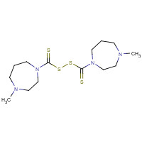 26087-98-9 BIS (4-METHYL-1-HOMO-PIPERAZINYLTHIOCARBONYL) DISULFIDE chemical structure