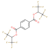 159852-53-6 BIS(HEXAFLUOROISOPROPYL)TEREPHTHALATE chemical structure