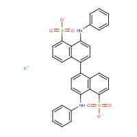 65664-81-5 4,4'-Dianilino-1,1'-binaphthyl-5,5'-disulfonic acid dipotassium salt chemical structure