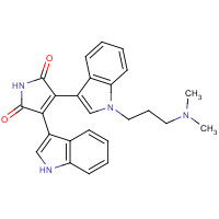 133052-90-1 BISINDOLYLMALEIMIDE I chemical structure