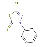 17654-88-5 3-PHENYL-5-MERCAPTO-1,3,4-THIAZOLETHIONE POTASSIUM SALT chemical structure