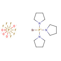 132705-51-2 Bromo-tris-pyrrolidino-phosphonium hexafluorophosphate chemical structure