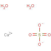 10101-41-4 Calcium sulfate dihydrate chemical structure