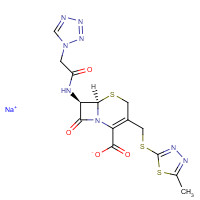 27164-46-1 Cefazolin sodium salt chemical structure