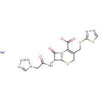 41136-22-5 Ceftezole sodium chemical structure