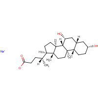 2646-38-0 CHENODEOXYCHOLIC ACID SODIUM chemical structure