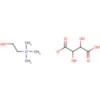 87-67-2 Choline bitartrate chemical structure