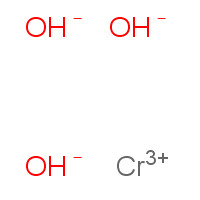 1308-14-1 CHROMIUM (III) HYDROXIDE N-HYDRATE chemical structure