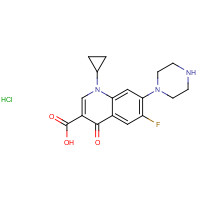 86483-48-9 Ciprofloxacin hydrochloride chemical structure