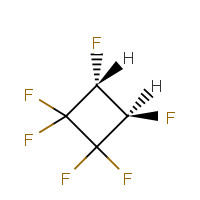 22819-47-2 CIS-1,1,2,2,3,4-HEXAFLUOROCYCLOBUTANE chemical structure