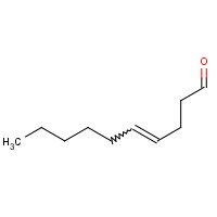 21662-09-9 CIS-4-DECENAL chemical structure