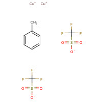 48209-28-5 CUPROUS TRIFLUOROMETHANESULFONATE TOLUENE COMPLEX chemical structure