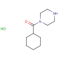 81486-91-1 CYCLOHEXYL(PIPERAZINO)METHANONE HYDROCHLORIDE chemical structure