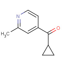 155047-87-3 Cyclopropyl-(2-methyl-4-pyridinyl)-methanone chemical structure