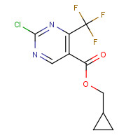 175137-31-2 CYCLOPROPYLMETHYL 2-CHLORO-4-(TRIFLUOROMETHYL)PYRIMIDINE-5-CARBOXYLATE chemical structure