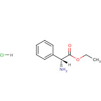17609-48-2 D-(-)-ALPHA-PHENYLGLYCINE ETHYL ESTER HYDROCHLORIDE chemical structure