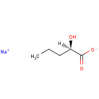 57768-94-2 DL-2-HYDROXYVALERIC ACID SODIUM SALT chemical structure