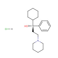 58947-95-8 DL-TRIHEXYPHENIDYL HYDROCHLORIDE chemical structure