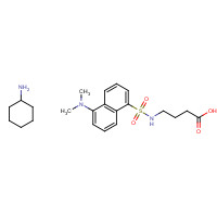 76563-43-4 DANSYL-GAMMA-AMINO-N-BUTYRIC ACID CYCLOHEXYLAMMONIUM SALT chemical structure