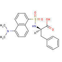 56176-31-9 DANSYL-D-PHENYLALANINE FREE ACID chemical structure