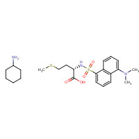 42808-13-9 DANSYL-DL-METHIONINE CYCLOHEXYLAMMONIUM SALT chemical structure
