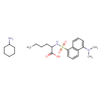 84540-65-8 DANSYL-DL-NORLEUCINE CYCLOHEXYLAMMONIUM SALT chemical structure