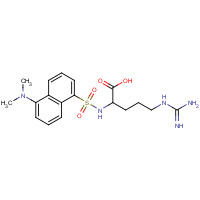 28217-22-3 ALPHA-DANSYL-L-ARGININE HYDROCHLORIDE chemical structure