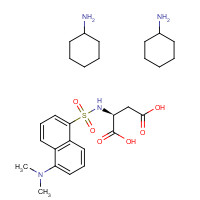 53332-29-9 DANSYL-L-ASPARTIC ACID DI(CYCLOHEXYLAMMONIUM) SALT chemical structure