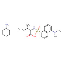 53369-40-7 DANSYL-L-ISOLEUCINE CYCLOHEXYLAMMONIUM SALT chemical structure