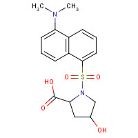 35026-16-5 N-DANSYL-TRANS-4-HYDROXY-L-PROLINECYCLOH EXYLAMMONI chemical structure