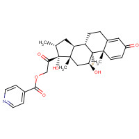 2265-64-7 DEXAMETHASONE ISONICOTINATE chemical structure