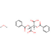 62708-56-9 (-)-Dibenzoyl-L-tartaric acid monohydrate chemical structure