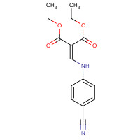 26832-90-6 DIETHYL (4-CYANOPHENYLAMINO)METHYLENEMALONATE chemical structure