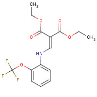 49713-41-9 DIETHYL 2-(TRIFLUOROMETHOXY)PHENYLAMINO-N-METHYLENEMALONATE chemical structure