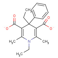 1165-06-6 Diethyl2,6-dimethyl-4-phenyl-1,4-dihydropyridine-3,5-dicarboxylate chemical structure