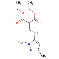 20481-33-8 DIETHYL 2-[[(1,3-DIMETHYL-1H-PYRAZOL-5-YL)AMINO]METHYLIDENE]MALONATE chemical structure