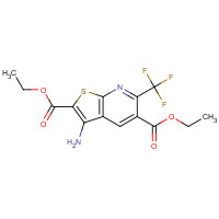 175277-75-5 DIETHYL 3-AMINO-6-(TRIFLUOROMETHYL)THIENO[2,3-B]PYRIDINE-2,5-DICARBOXYLATE chemical structure