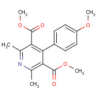 119789-09-2 DIMETHYL 4-(4-METHOXYPHENYL)-2,6-DIMETHYLPYRIDINE-3,5-DICARBOXYLATE chemical structure