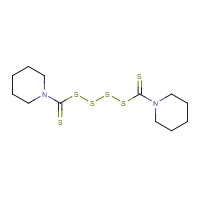 120-54-7 Bis(pentamethylene)thiuram tetrasulfide chemical structure