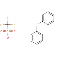 66003-76-7 DIPHENYLIODONIUM TRIFLUOROMETHANESULFONATE chemical structure