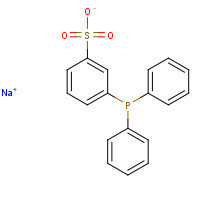 63995-75-5 DIPHENYLPHOSPHINOBENZENE-3-SULFONIC ACID SODIUM SALT chemical structure