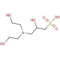 68399-80-4 3-[N,N-Bis(2-hydroxyethyl)amino]-2-hydroxy-1-propanesulfonic acid chemical structure