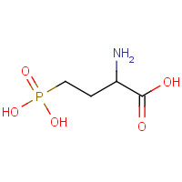 20263-07-4 DL-2-AMINO-4-PHOSPHONOBUTYRIC ACID chemical structure