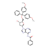 64325-78-6 N6-Benzoyl-5'-O-(4,4'-dimethoxytrityl)-2'-deoxyadenosine chemical structure