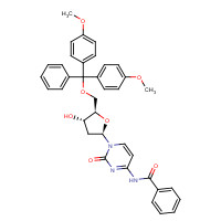 67219-55-0 5'-O-Dimethoxytrityl-N-benzoyl-desoxycytidine chemical structure