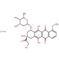 25316-40-9 Doxorubicin hydrochloride chemical structure