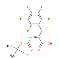 136207-26-6 BOC-D-PENTAFLUOROPHENYLALANINE chemical structure